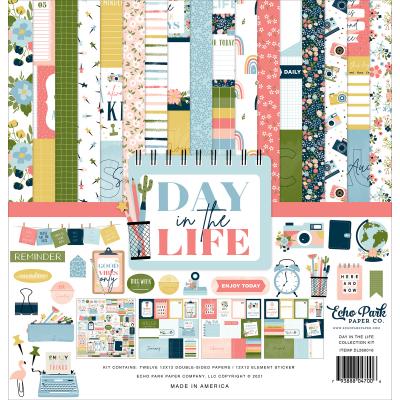 Echo Park Day In The Life Designpapier - Collection Kit